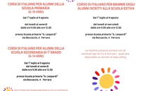 16 esima edizione della SCUOLA ESTIVA DI ITALIANO