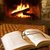 'Libri davanti al camino'