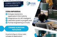 AVVIO MARZO 2026 - IFTS BACKEND E SOLUZIONI AI
