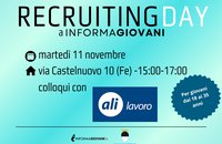 Recruiting day a Informagiovani con Ali