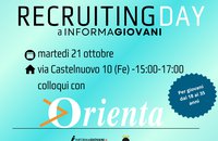 Recruiting day a Informagiovani con Orienta