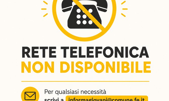 Rete Telefonica temporaneamente non disponibile