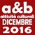 ARCHIBIBLIO: Attività Culturali DICEMBRE 2016