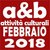 ARCHIBIBLIO: Attività Culturali FEBBRAIO 2018