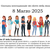 Calendario di respiro provinciale sulle iniziative legate alla ricorrenza dell'8 Marzo "Giornata Internazionale per i Diritti della donna