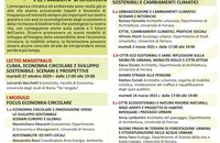 seminari su "Clima, Economia circolare, Città ecosostenibili"