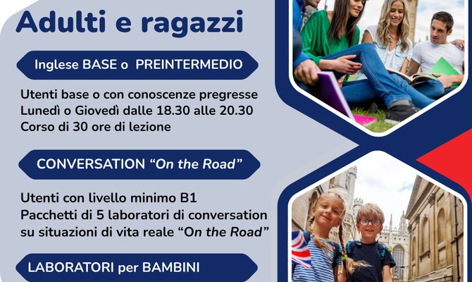 Ripartono i corsi di inglese all'Informagiovani di Comacchio 