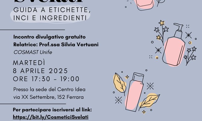 CENTRO IDEA - incontro divulgativo Cosmetici Svelati