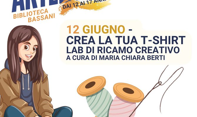  progetto Arte Lab, dedicato a ragazze e ragazzi dagli 11 ai 16 anni - Biblioteca Bassani Ferrara