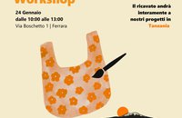 24 Gennaio – Tanzania totebag workshop con Ibo