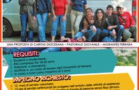 Anno di Volontariato Sociale per studenti UniFe - Caritas Ferrara - domande entro il 30 settembre