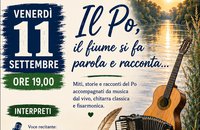 Evento il Po' racconta venerdi 11 settembre presso Centro Sociale L'acquedotto 