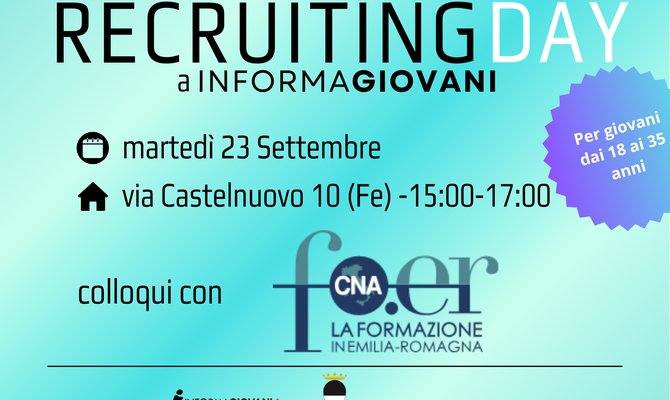 Recruiting Day a Informagiovani con Cna Fo.er