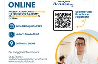 Open Day 28/08/2025 ITS Tech&Food- sede Cesena