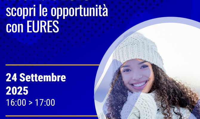 #EurodeskOnAir, Webinar per l'utenza 24/09 - Lavoro stagionale invernale 2025: scopri le opportunità con EURES