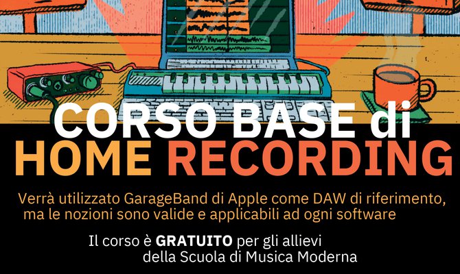Corso di Home Recording, Associazione Musicisti di Ferrara APS