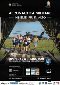 Open Day del Comando Operazioni Aerospaziali e "Spring Run": il 6 settembre Ferrara corre tra sport, volo e solidarietà